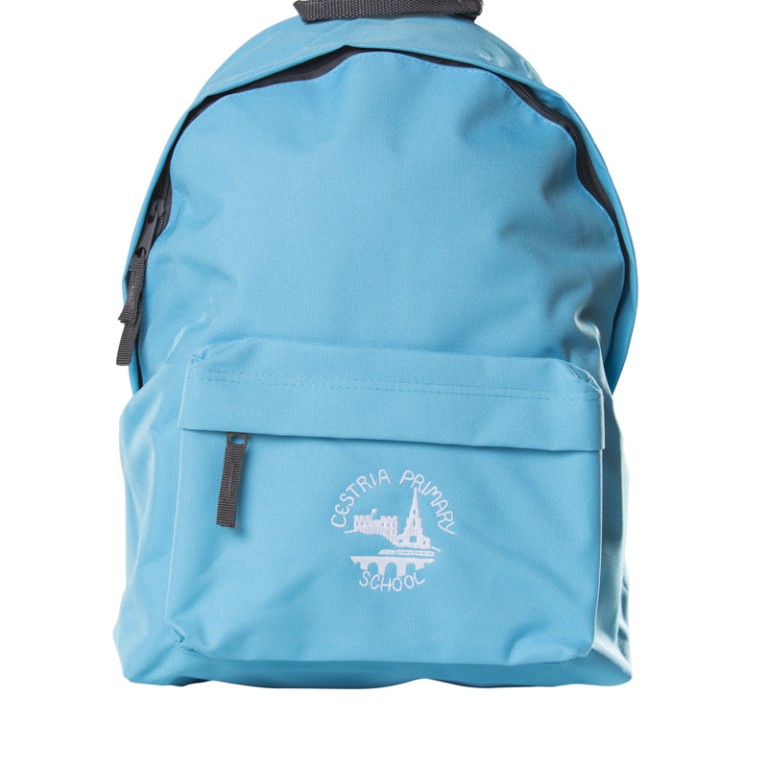 Cestria Primary School Backpack Surf Blue Salto UK